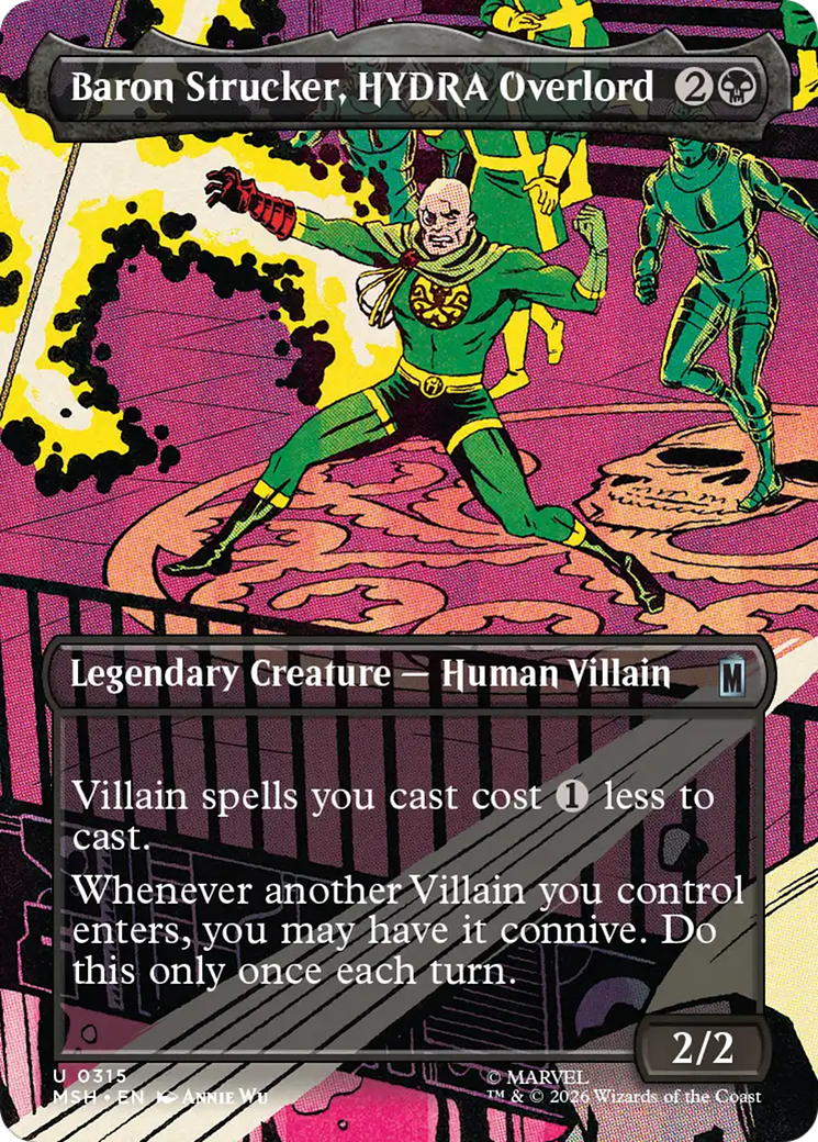 Baron Strucker, HYDRA Overlord (Borderless) (0315) [Marvel Super Heroes] | Empire Gaming NC