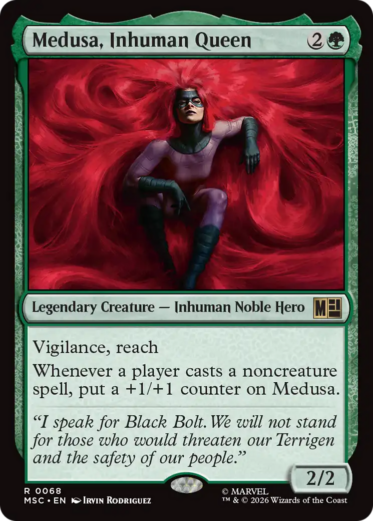 Medusa, Inhuman Queen (Surge Foil) [Marvel Super Heroes Commander] | Empire Gaming NC