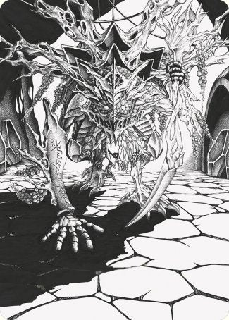 Thrun, Breaker of Silence Art Card [Phyrexia: All Will Be One Art Series] | Empire Gaming NC