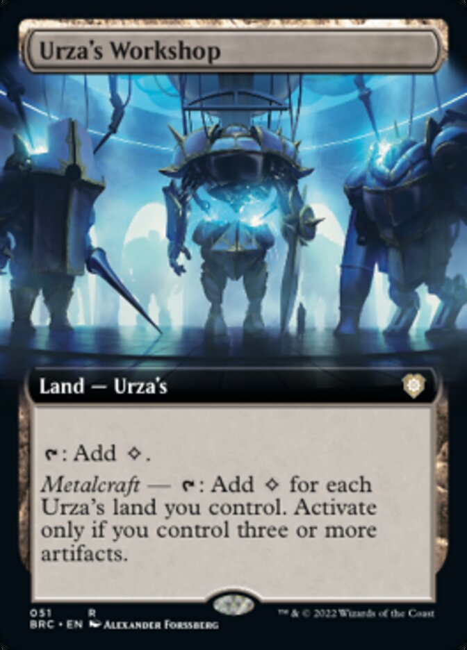 Urza's Workshop (Extended Art) [The Brothers' War Commander] | Empire Gaming NC