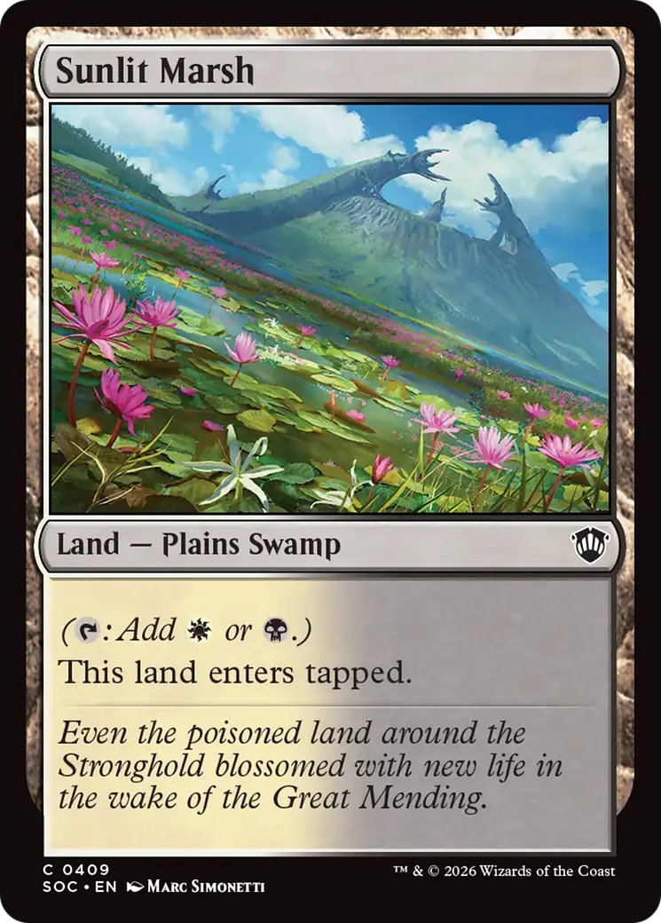 Sunlit Marsh [Secrets of Strixhaven Commander] | Empire Gaming NC