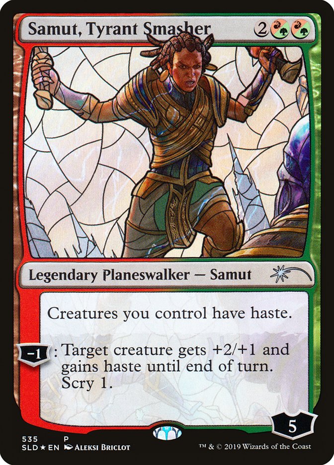 Samut, Tyrant Smasher (Stained Glass) [Secret Lair Drop Promos] | Empire Gaming NC