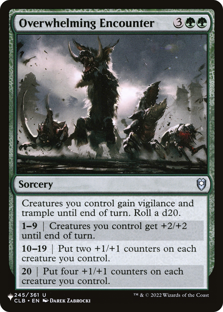 Overwhelming Encounter [The List] | Empire Gaming NC