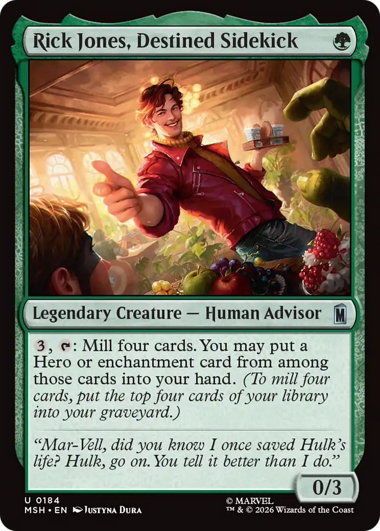 Rick Jones, Destined Sidekick [Marvel Super Heroes] | Empire Gaming NC