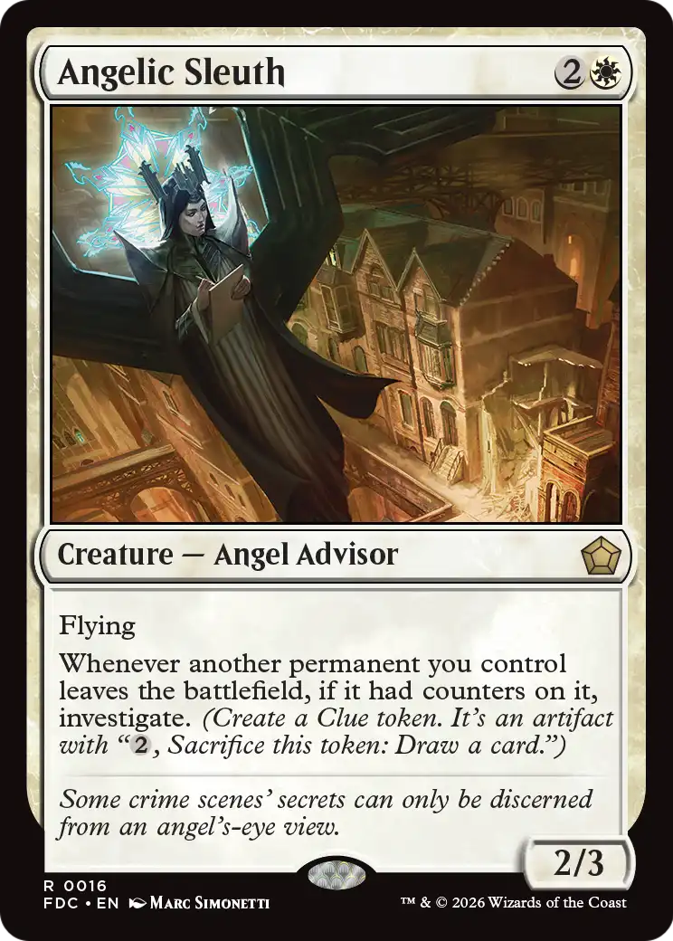 Angelic Sleuth [Foundations Commander] | Empire Gaming NC