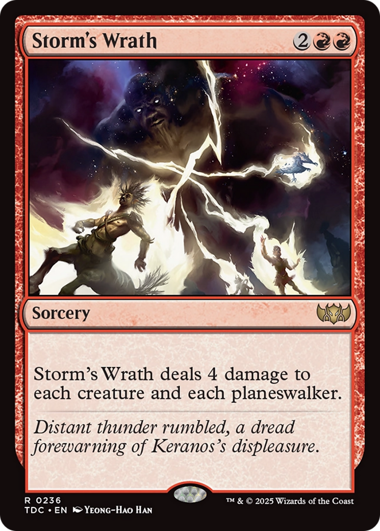 Storm's Wrath [Tarkir: Dragonstorm Commander] | Empire Gaming NC