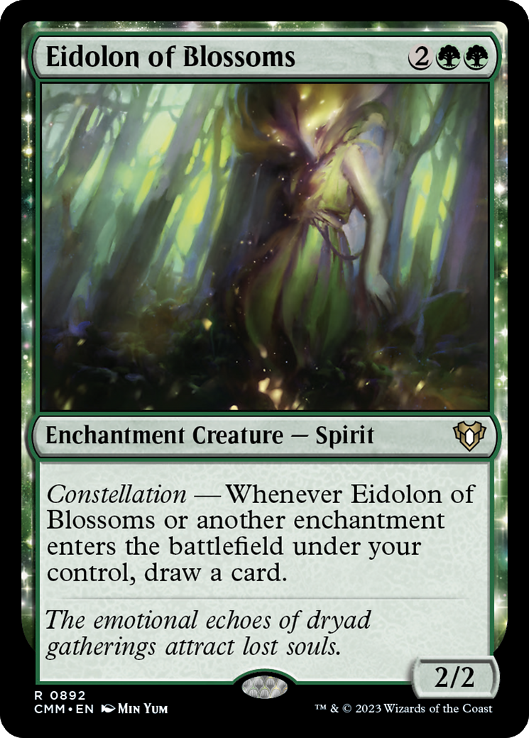 Eidolon of Blossoms [Commander Masters] | Empire Gaming NC