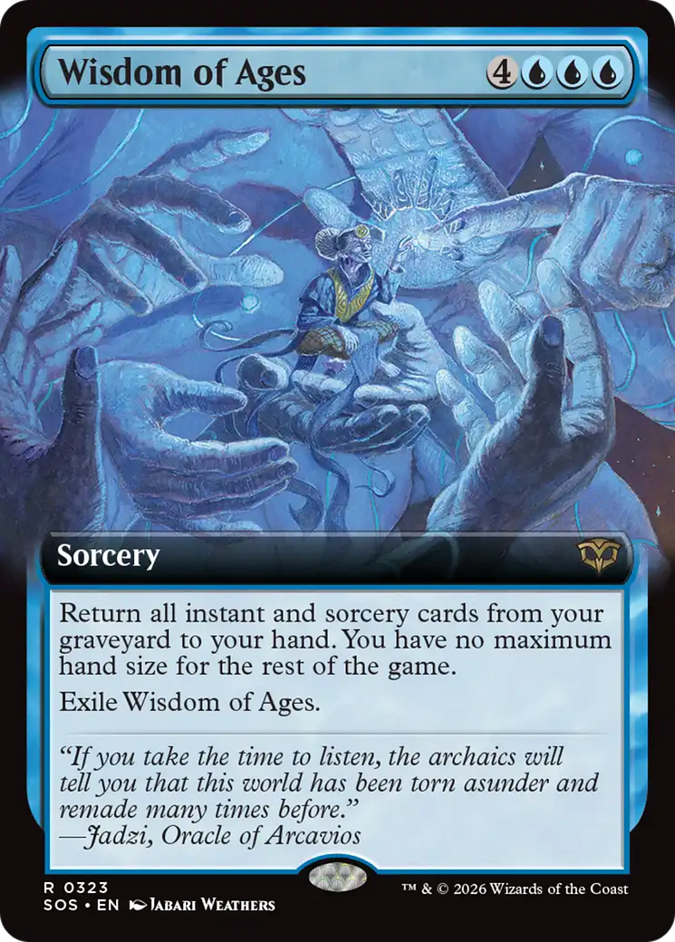 Wisdom of Ages (Extended Art) [Secrets of Strixhaven] | Empire Gaming NC