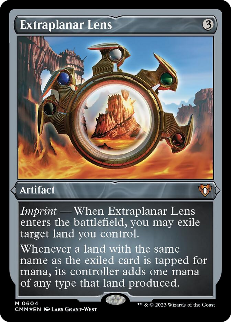 Extraplanar Lens (Foil Etched) [Commander Masters] | Empire Gaming NC