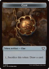Copy // Clue Double-Sided Token [Edge of Eternities Commander Tokens] | Empire Gaming NC