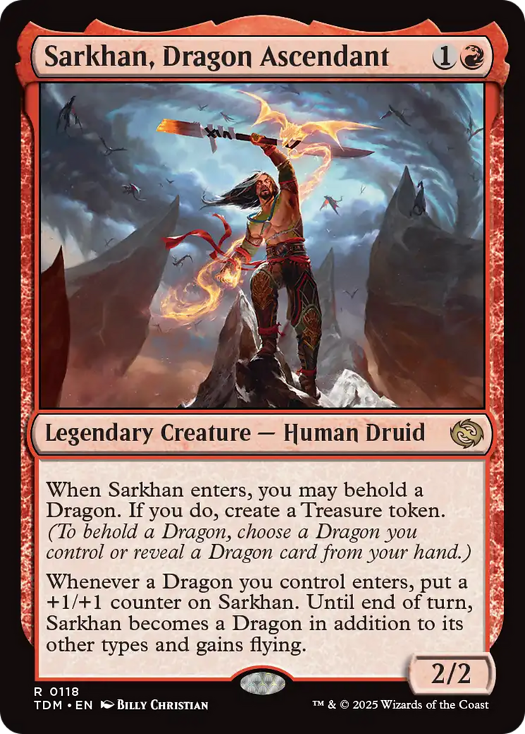 Sarkhan, Dragon Ascendant (118) [Tarkir: Dragonstorm] | Empire Gaming NC