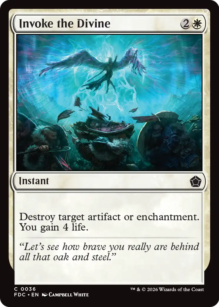 Invoke the Divine [Foundations Commander] | Empire Gaming NC