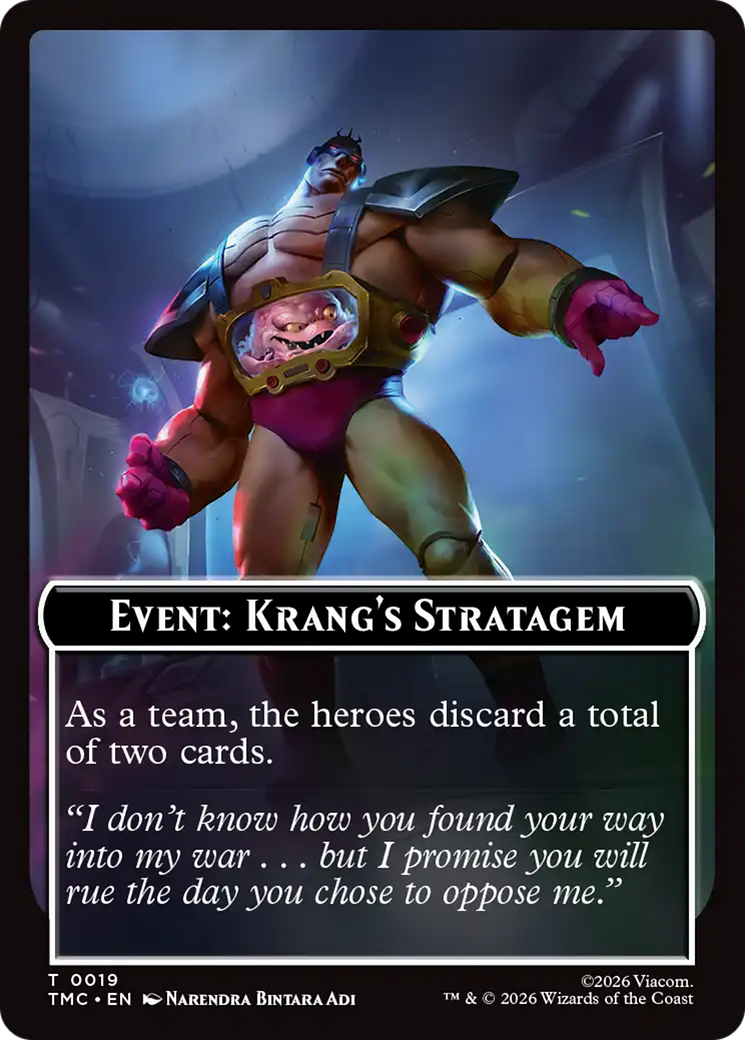 Event: Krang's Stratagem [Teenage Mutant Ninja Turtles Commander Tokens] | Empire Gaming NC