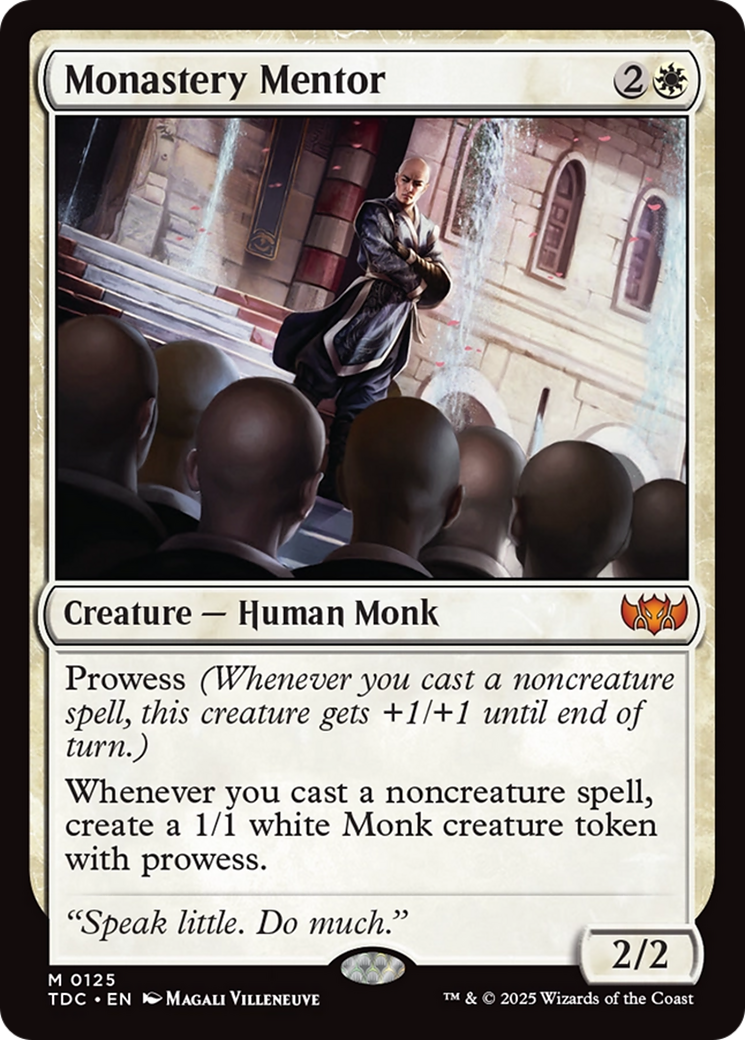 Monastery Mentor [Tarkir: Dragonstorm Commander] | Empire Gaming NC
