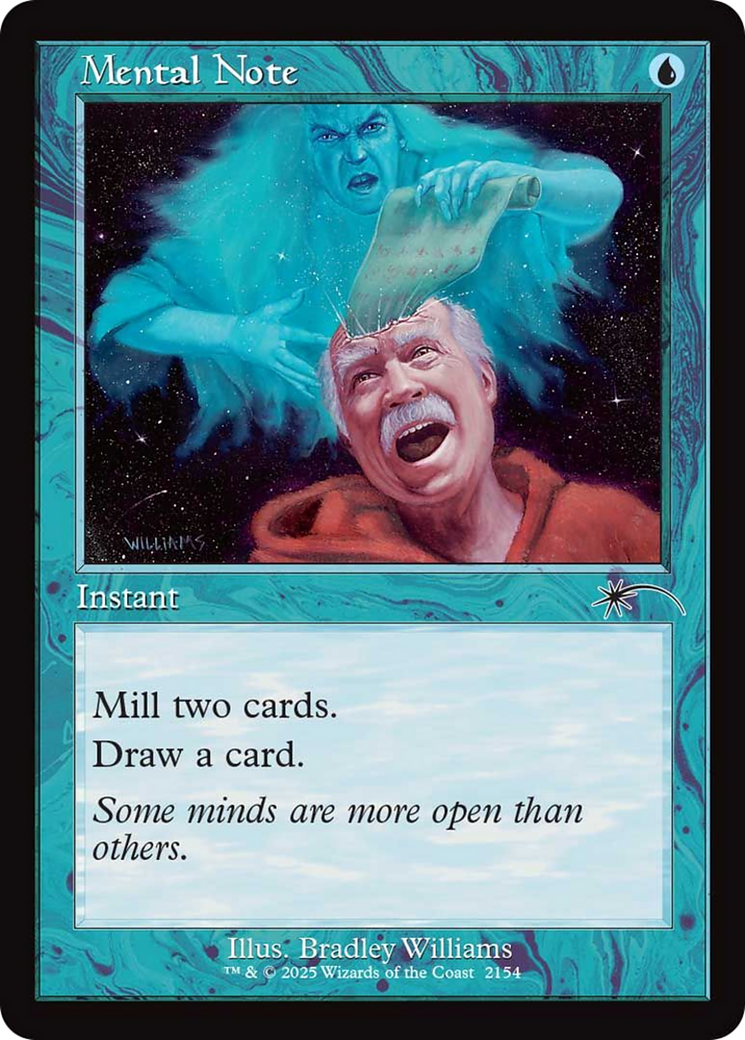 Mental Note (Retro Frame) [Secret Lair Drop Series] | Empire Gaming NC