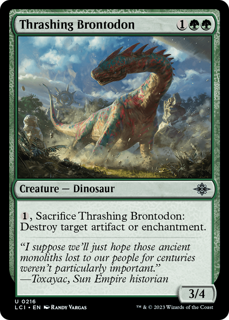 Thrashing Brontodon [The Lost Caverns of Ixalan] | Empire Gaming NC