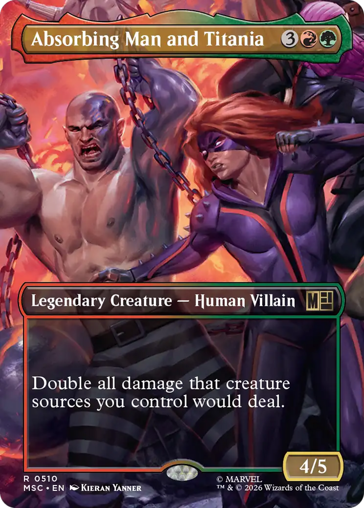 Absorbing Man and Titania (Borderless) [Marvel Super Heroes Commander] | Empire Gaming NC