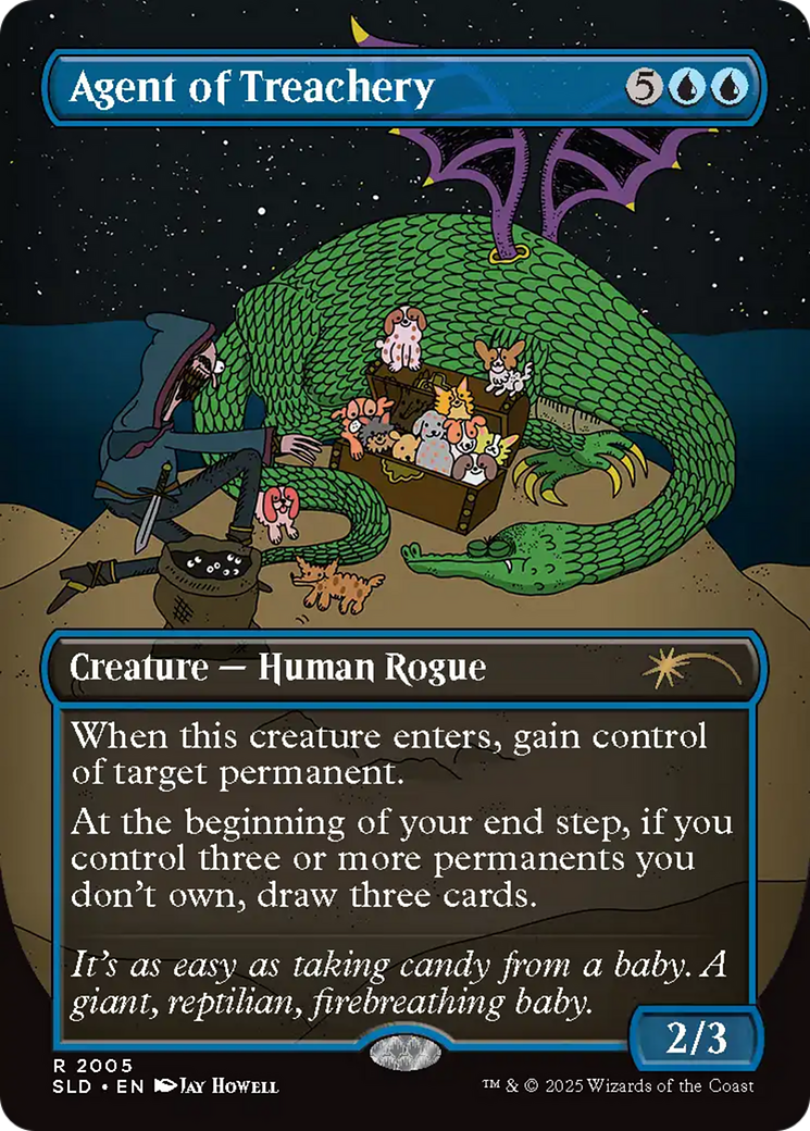 Agent of Treachery (Rainbow Foil) [Secret Lair Drop Series] | Empire Gaming NC