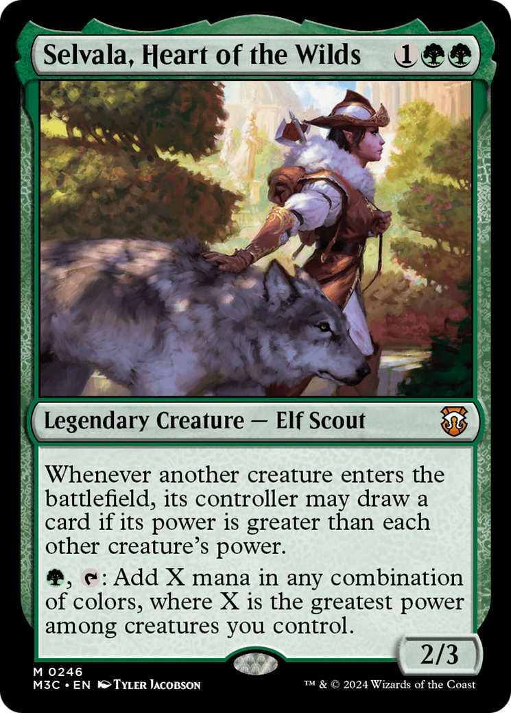 Selvala, Heart of the Wilds (Ripple Foil) [Modern Horizons 3 Commander] | Empire Gaming NC