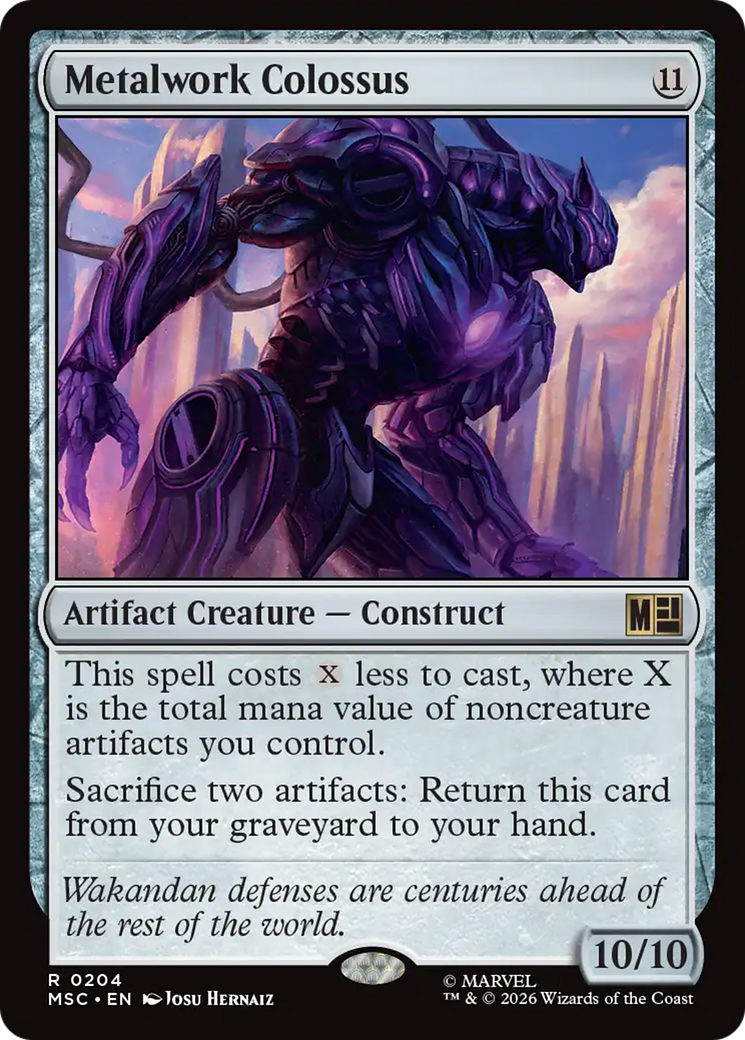 Metalwork Colossus (Surge Foil) [Marvel Super Heroes Commander] | Empire Gaming NC