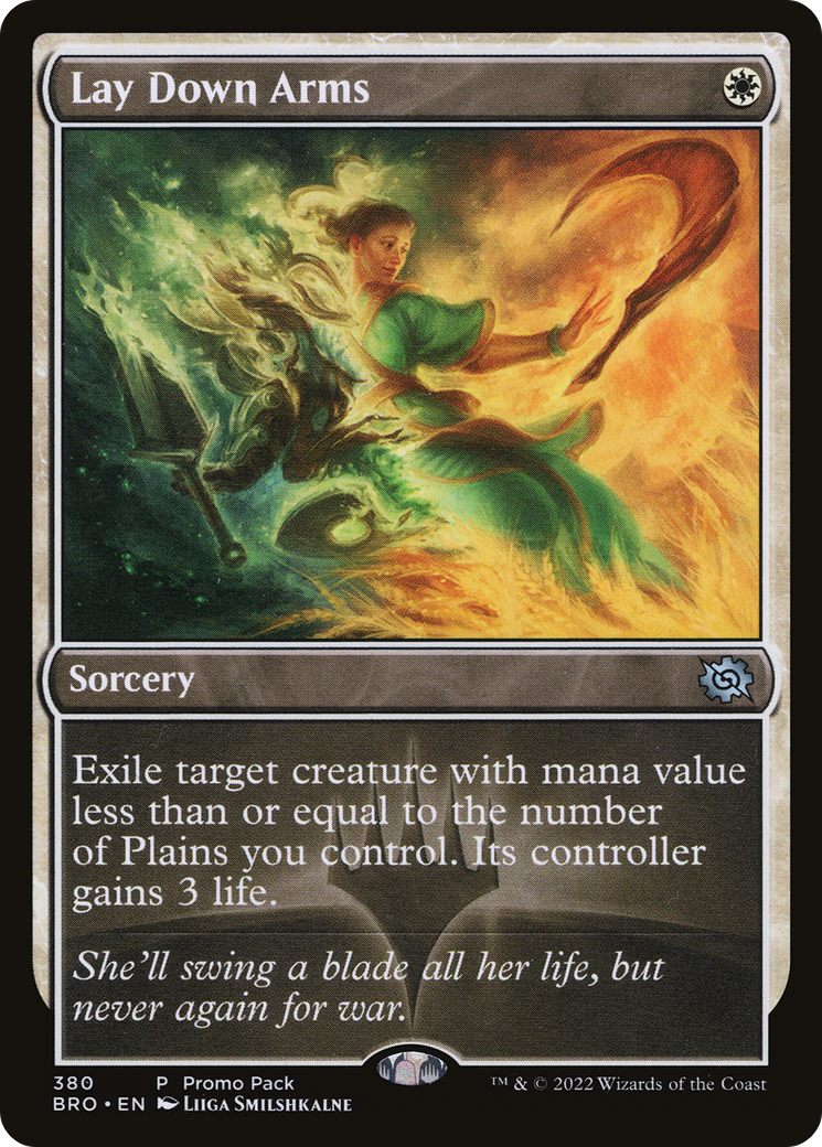 Lay Down Arms (Promo Pack) [The Brothers' War Promos] | Empire Gaming NC