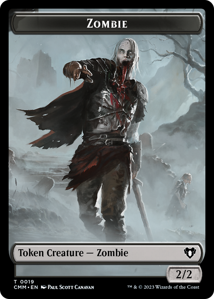 Zombie Token (19) [Commander Masters Tokens] | Empire Gaming NC