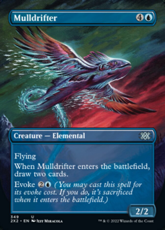 Mulldrifter (Borderless Alternate Art) [Double Masters 2022] | Empire Gaming NC