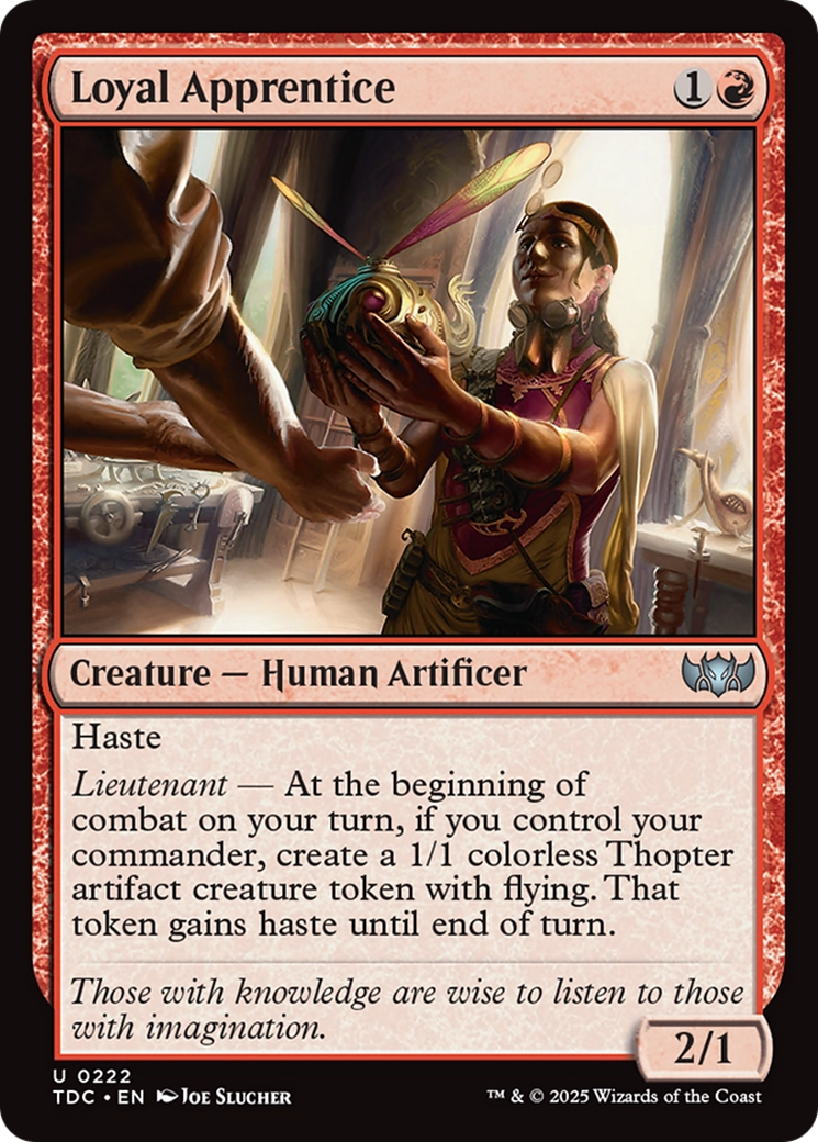 Loyal Apprentice [Tarkir: Dragonstorm Commander] | Empire Gaming NC