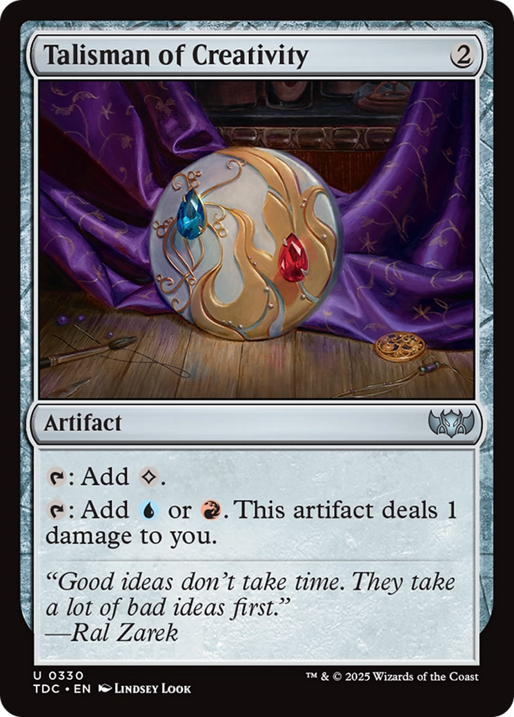 Talisman of Creativity [Tarkir: Dragonstorm Commander] | Empire Gaming NC
