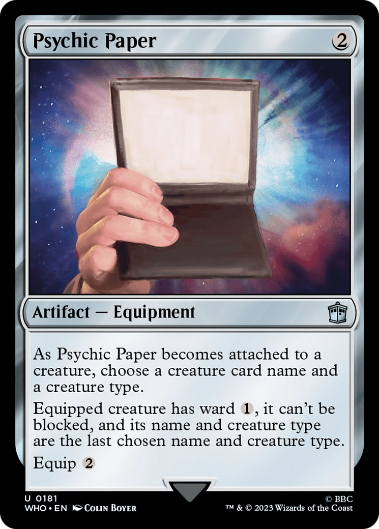 Psychic Paper [Doctor Who] | Empire Gaming NC