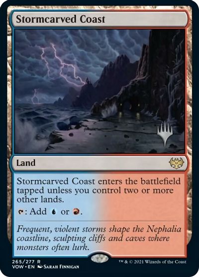 Stormcarved Coast (Promo Pack) [Innistrad: Crimson Vow Promos] | Empire Gaming NC