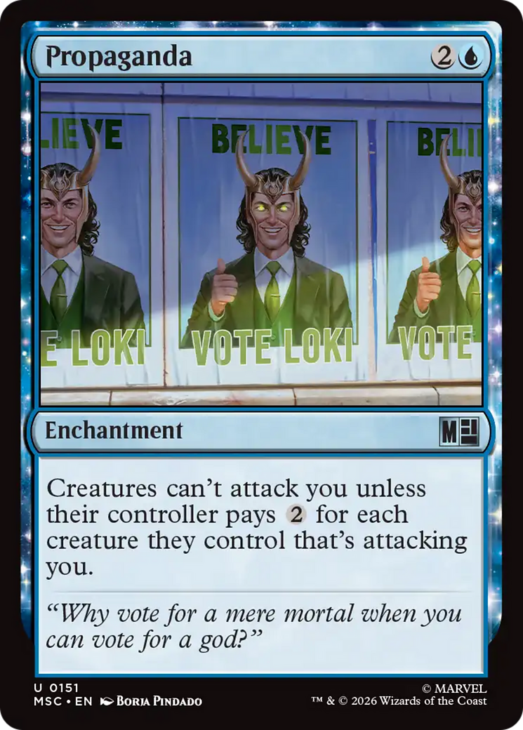 Propaganda (Surge Foil) [Marvel Super Heroes Commander] | Empire Gaming NC