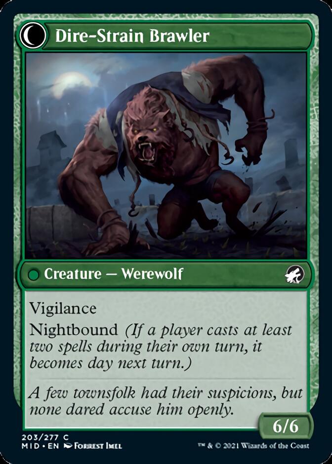 Tireless Hauler // Dire-Strain Brawler [Innistrad: Midnight Hunt] | Empire Gaming NC