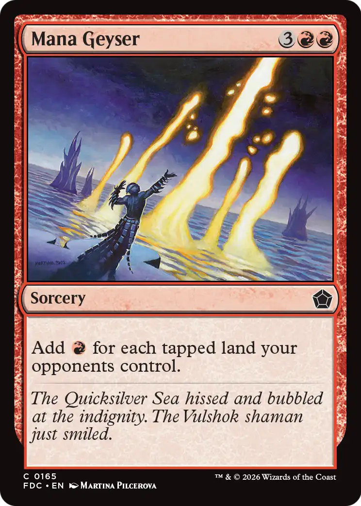 Mana Geyser [Foundations Commander] | Empire Gaming NC