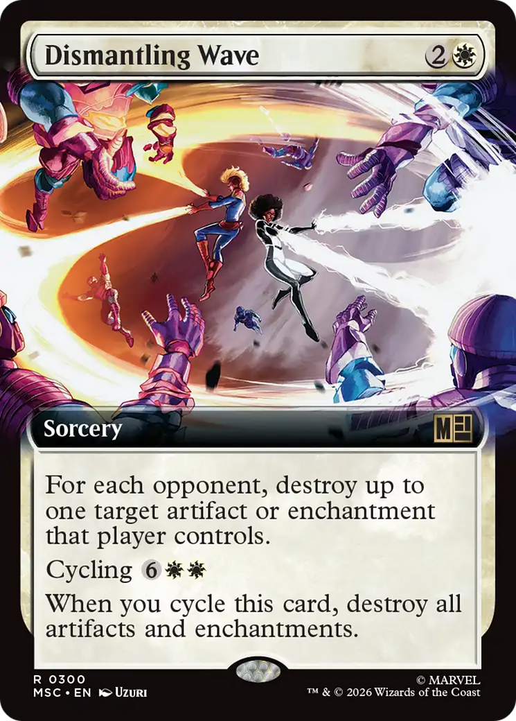 Dismantling Wave (Extended Art) [Marvel Super Heroes Commander] | Empire Gaming NC