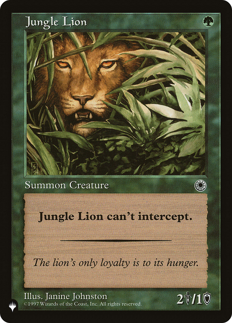 Jungle Lion [The List] | Empire Gaming NC