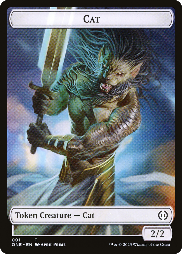 Cat Token [Phyrexia: All Will Be One Tokens] | Empire Gaming NC