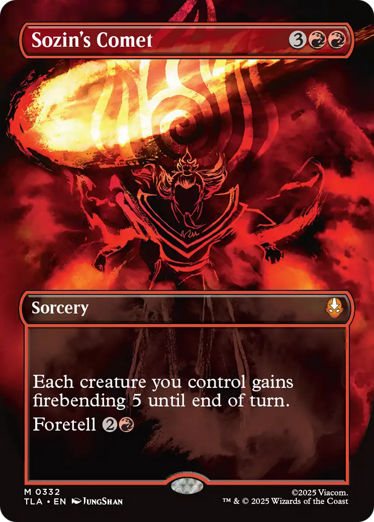 Sozin's Comet (0332) (Borderless) [Avatar: The Last Airbender] | Empire Gaming NC