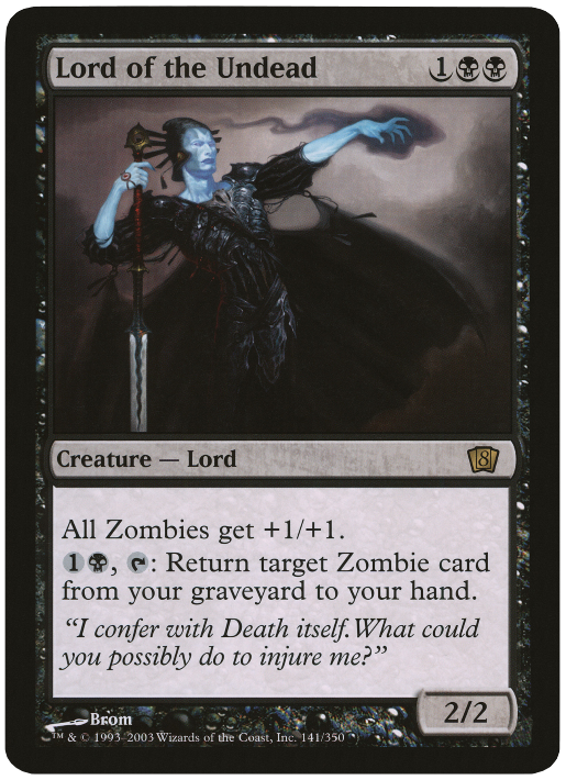 Lord of the Undead (Oversized) [Eighth Edition Box Topper] | Empire Gaming NC