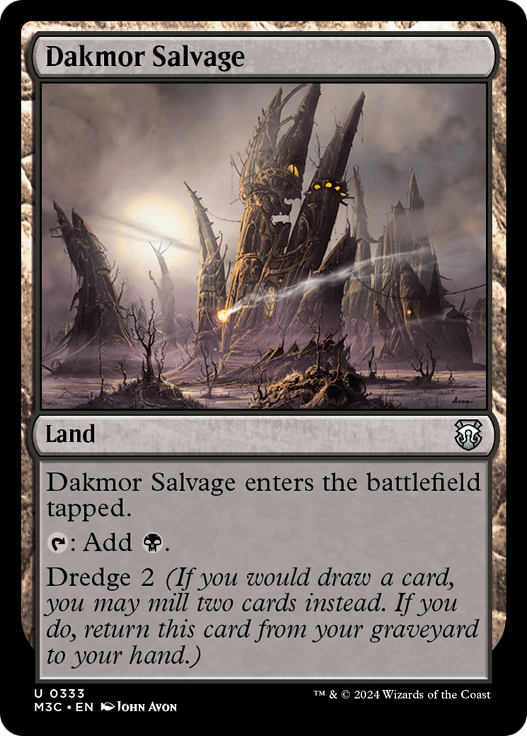 Dakmor Salvage (Ripple Foil) [Modern Horizons 3 Commander] | Empire Gaming NC