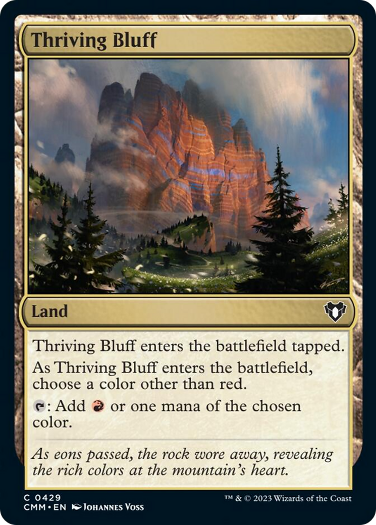 Thriving Bluff [Commander Masters] | Empire Gaming NC