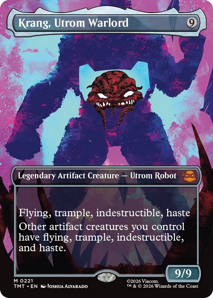 Krang, Utrom Warlord (Borderless) [Teenage Mutant Ninja Turtles] | Empire Gaming NC