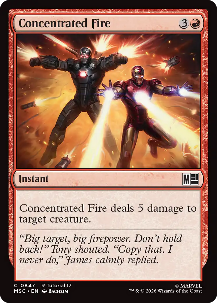 Concentrated Fire [Marvel Super Heroes Commander] | Empire Gaming NC