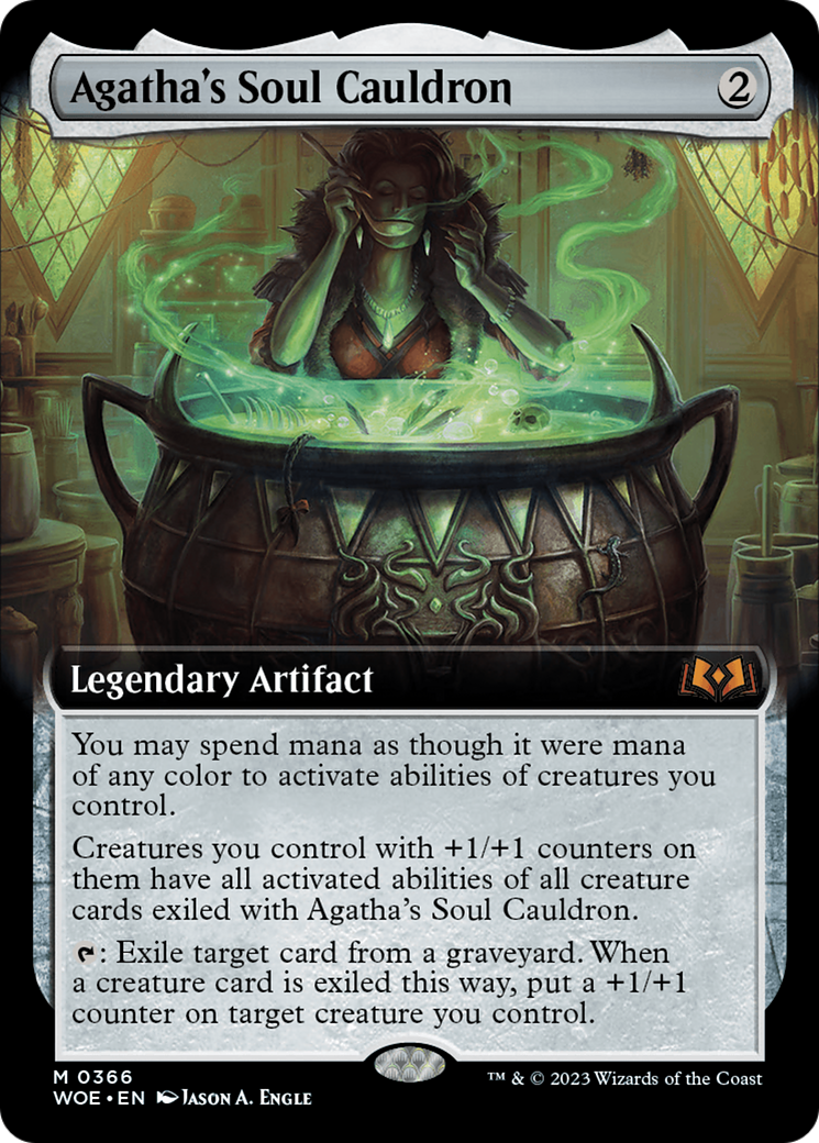 Agatha's Soul Cauldron (Extended Art) [Wilds of Eldraine] | Empire Gaming NC