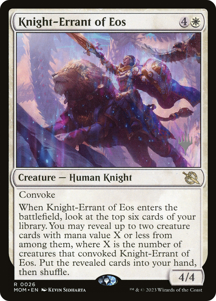 Knight-Errant of Eos (Promo Pack) [March of the Machine Promos] | Empire Gaming NC