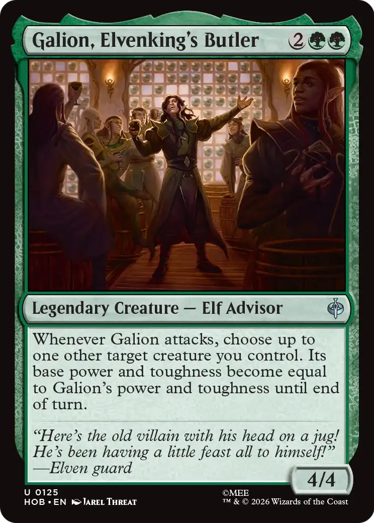 Galion, Elvenking's Butler [The Hobbit] | Empire Gaming NC