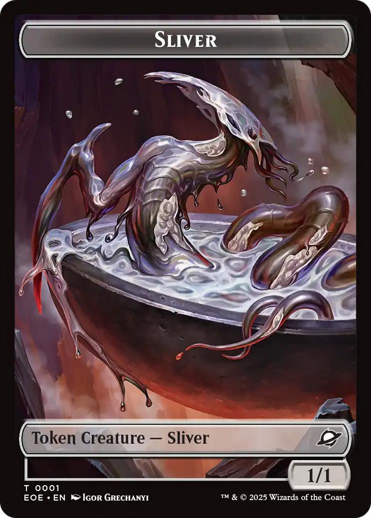 Robot // Sliver Double-Sided Token [Edge of Eternities Tokens] | Empire Gaming NC
