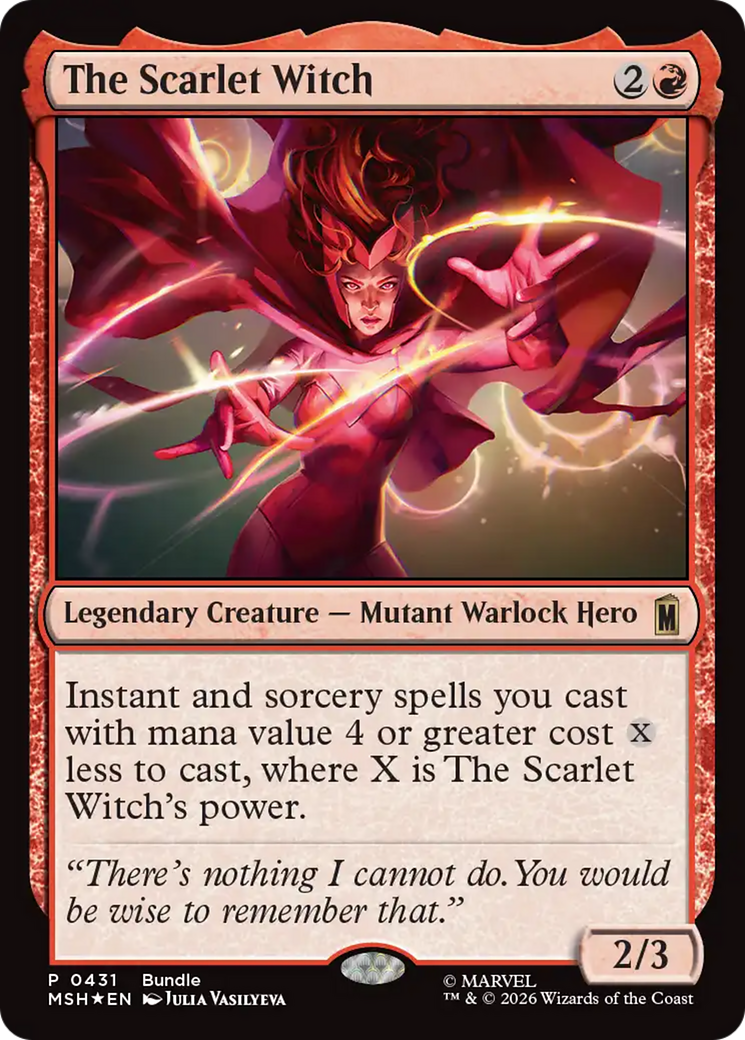 The Scarlet Witch (Bundle) [Marvel Super Heroes Promos] | Empire Gaming NC