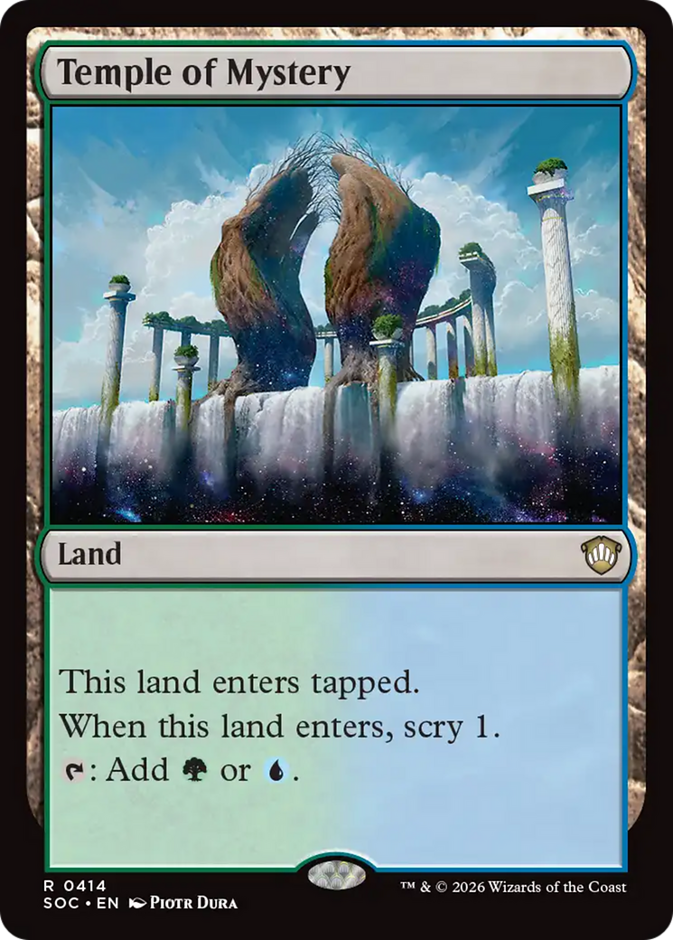 Temple of Mystery [Secrets of Strixhaven Commander] | Empire Gaming NC