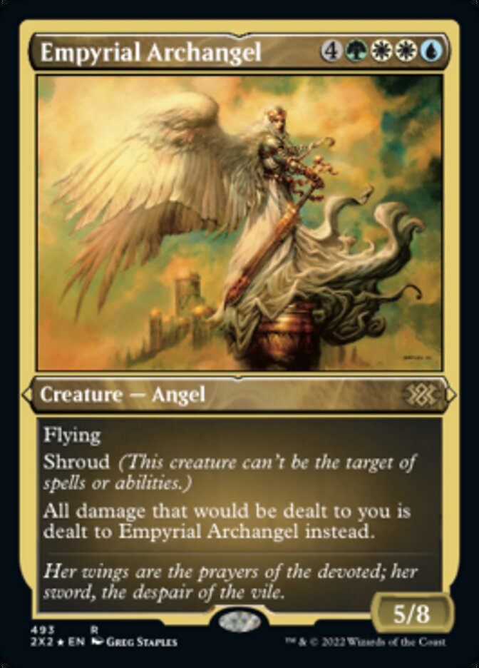 Empyrial Archangel (Foil Etched) [Double Masters 2022] | Empire Gaming NC